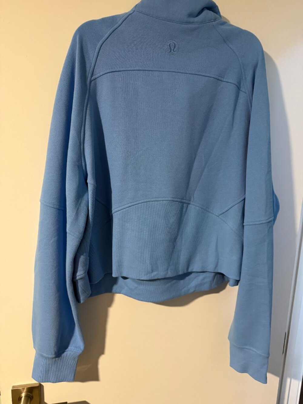 Lululemon Scuba Oversized Funnel-Neck Half Zip Aero Blue XL/XXL - Picture 4 of 4
